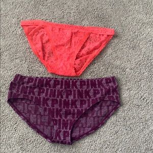 Pink and VS underwear